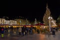 Bolzano Christmas Market in the evening, Trentino Alto Adige, northern Italy