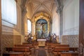 Bom Jesus Chapel in Church Basilica Interior at Sanctuary of Bom Jesus do Monte - Braga, Portugal Royalty Free Stock Photo