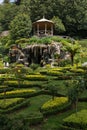 Bom Jesus Sanctuary garden in Braga, Portugal Royalty Free Stock Photo