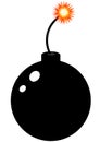 Bomb color Royalty Free Stock Photo