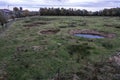 Bomb Craters in Tommelen nature zone Royalty Free Stock Photo