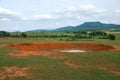 Bomb craters in the world`s most heavily bombed place