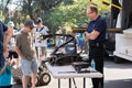 Bomb diffusion robot used by police