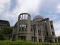 A-Bomb Dome in Hiroshima Royalty Free Stock Photo