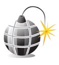 Bomb icon Royalty Free Stock Photo