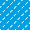 Bomb pattern seamless blue Royalty Free Stock Photo