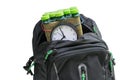 Bomb in the backpack Royalty Free Stock Photo