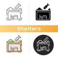 Bomb shelter icon