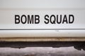 Bomb squad Royalty Free Stock Photo