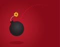 Bomb Thrown Royalty Free Stock Photo