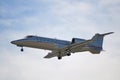 Bombardier Learjet 60 Private Business Jet About To Land