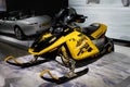 Detail of a 2002 Bombardier SKI-DOO MX ZREV 800 snowmobile Royalty Free Stock Photo