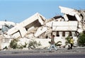 Bombed Building in West Bank Royalty Free Stock Photo