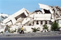 Bombed Building in West Bank Royalty Free Stock Photo