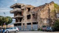 Bombed buildings in Mostar Bosnia Royalty Free Stock Photo