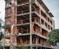 Bombed buildings in Mostar Bosnia