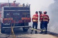 Bombeiros, fireworker in Portugal fighting against the fire Royalty Free Stock Photo