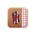 Bon appetit kitchen concept design vector icon