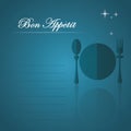 bon appetit. Vector illustration decorative design