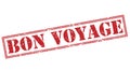 Bon voyage red stamp