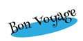 Bon Voyage rubber stamp