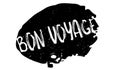 Bon Voyage rubber stamp