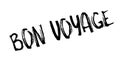 Bon Voyage rubber stamp