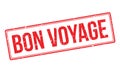 Bon Voyage rubber stamp