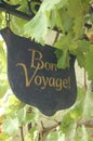 Bon Voyage sign Royalty Free Stock Photo