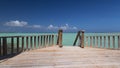 Bonaire island Caribbean sea windsurf lagoon Sorobon Royalty Free Stock Photo