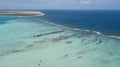 Bonaire island Caribbean sea windsurf lagoon Sorobon Royalty Free Stock Photo