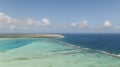 Bonaire island Caribbean sea windsurf lagoon Sorobon Royalty Free Stock Photo