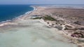 Bonaire island Caribbean sea windsurf lagoon Sorobon Royalty Free Stock Photo