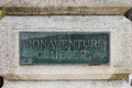 Bonaventure Cemetery Sign