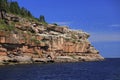 Bonaventure Island in Gaspesie, Canada Royalty Free Stock Photo