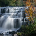 Bond falls in Michigan upper peninsula Royalty Free Stock Photo