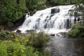 Bond Falls, near Paulding Michigan Royalty Free Stock Photo