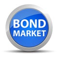 Bond Market blue round button