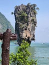 Bond& x27;s Island, Ao Phang Gha, Thailand Royalty Free Stock Photo