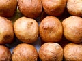 Bonda, a traditional Kerala tea time snack made of maida or wheat flour and jaggery Royalty Free Stock Photo