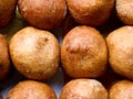 Bonda, a traditional Kerala tea time snack made of maida or wheat flour and jaggery Royalty Free Stock Photo