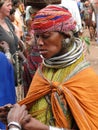 Bonda tribal woman poses for a portrait