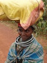 Bonda tribal woman poses for a portrait