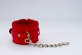 Bondage Sadomasochism sex games erotic handcuffs for sex. Royalty Free Stock Photo