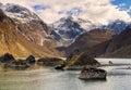 Bondhusvatnet Lake in the Bondhusdalen Valley near the village of Sunndal Royalty Free Stock Photo