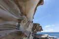 Sunny day on Bondi beach rocks, Sydney, Australia Royalty Free Stock Photo