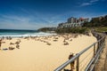 Bondi Beach South End joggers surfers famous Icebergs Swimming club,australia Royalty Free Stock Photo