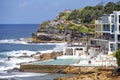 The world famous Bondi Icebergs swimming pool on a sunny day Royalty Free Stock Photo