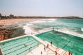 Bondi Icebergs and Bondi Beach in Sydney, Australia Royalty Free Stock Photo