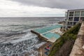 The Bondi Icebergs swimming pool at Bondi Beach, Sydney Australia Royalty Free Stock Photo